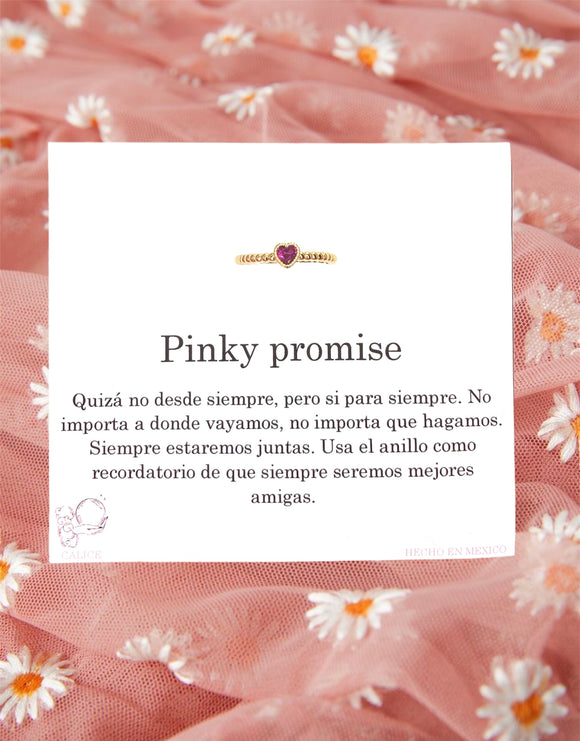 Pinky promise (anillo de amigas)